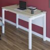 مكتب معدن 120×60 سم HOD-122 - beige-x-white