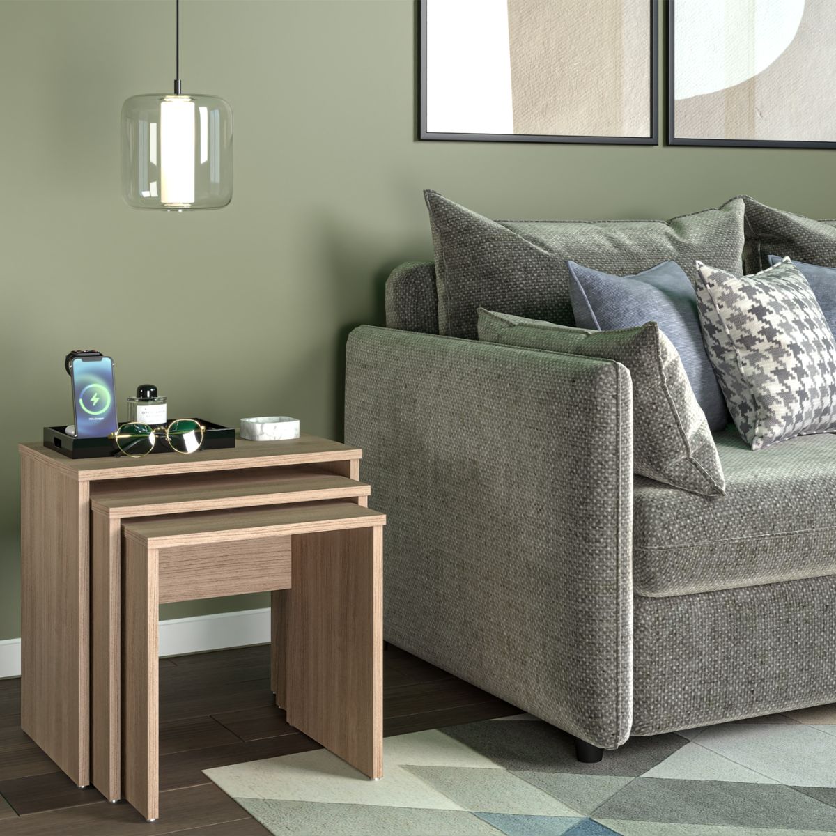 طقم ترابيزات 3 قطع متداخله LCT 503