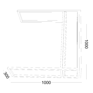 Alternative view of كونسول 100×100 سم - LCT 203
