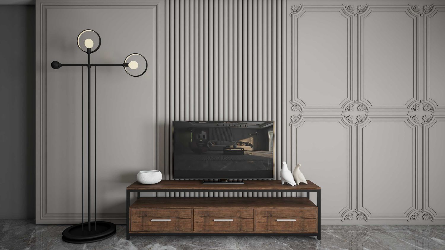 ترابيزة تليفزيون 180× 50 سم - LCD 183